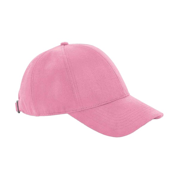 Beechfield Unisex Vuxen 6 Panel Faux Suede Cap En Storlek Dusty P Dusty Pink One Size