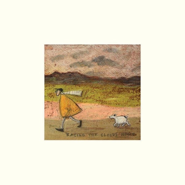 Sam Toft Racing The Clouds Hemtryck 30cm x 30cm Flerfärgad Multicoloured 30cm x 30cm