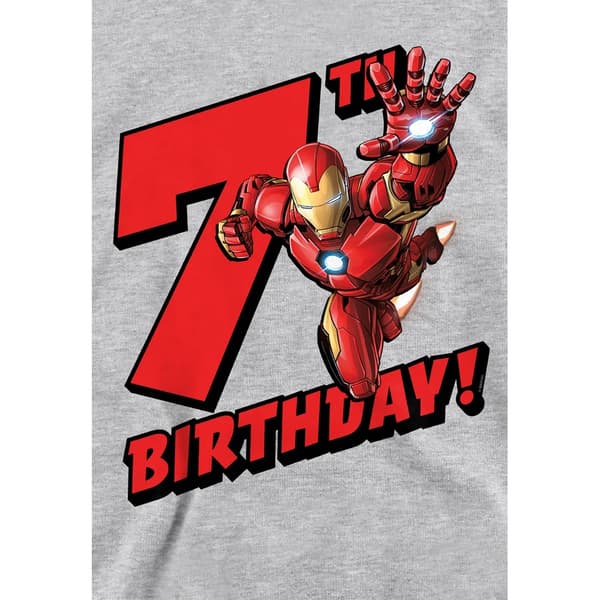 Marvel Barn/Barn Iron Man 7-årsdag Huvtröja 5-6 År At Athletic Heather 5-6 Years