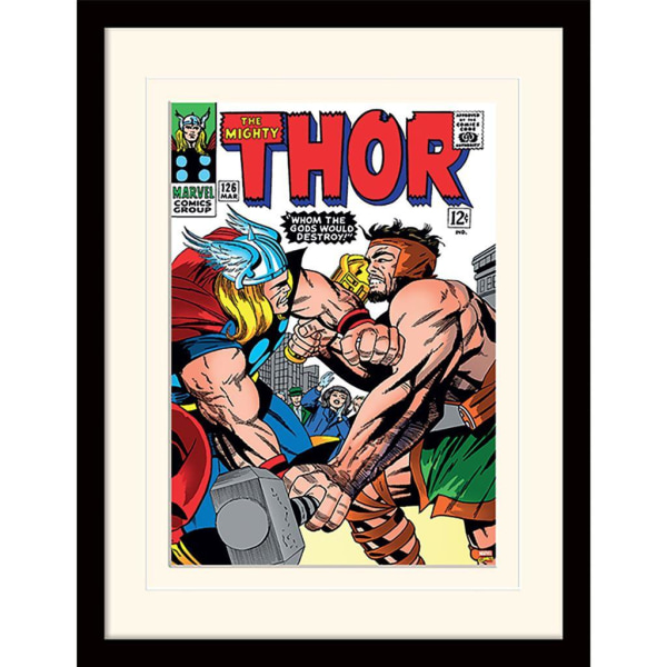 Thor Whom The Gods Would Destroy Monterat print 40cm x 30cm Mult Multicoloured 40cm x 30cm