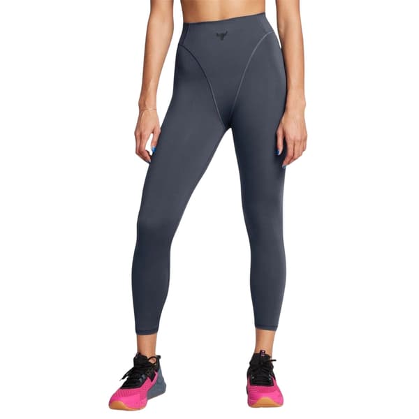 Under Armour Dam Project Rock Shaping Leggings 8 UK G Grey 8 UK