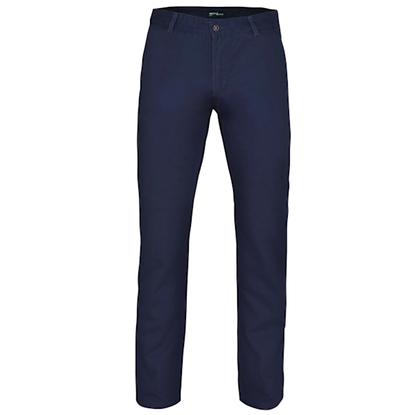 Asquith & Fox Klassiska Casual Chinos/Byxor 3XLR Marinblå Navy 3XLR