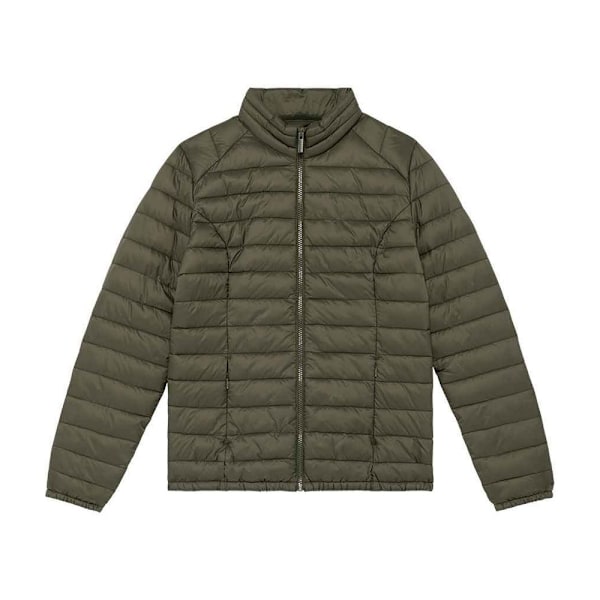 Native Spirit Dam/Kvinnor Lätt Återvunnen Vadderad Jacka M Orga Organic Khaki M