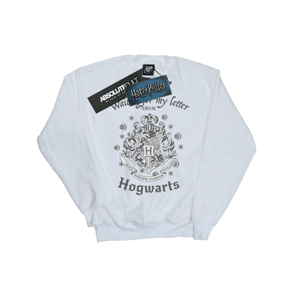 Harry Potter Flickor Hogwarts Väntar På Mitt Brev Sweatshirt 7- White 7-8 Years