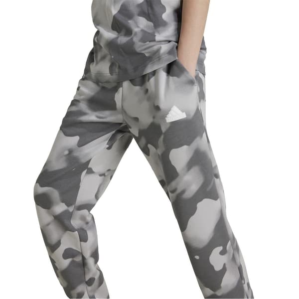 Adidas Barn/Kids Camo Joggers 7-8 år Grå/Vit Grey/White 7-8 Years