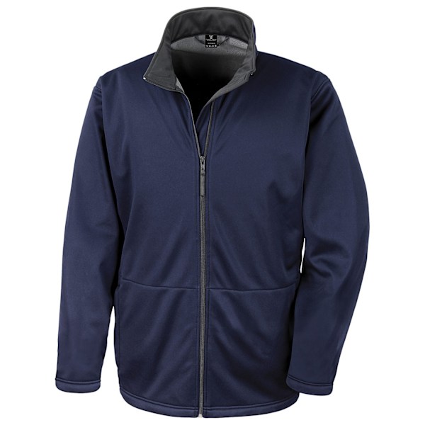 Result Core Herr Plain Soft Shell Jacka 3XL Marinblå Navy 3XL