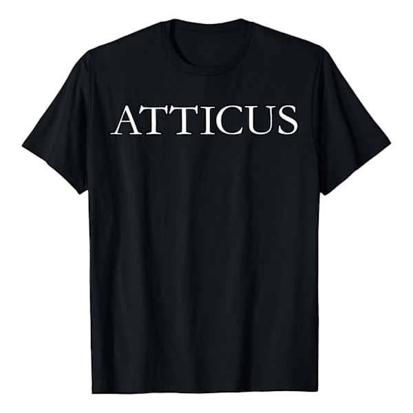 Atticus Unisex Vuxen Logo T-Shirt S Svart Black S