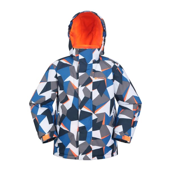 Mountain Warehouse Barn/Kids Tryckt Skidjacka Set 13 År Bright Blue 13 Years