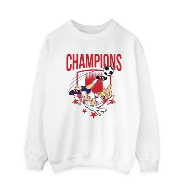 Looney Tunes Herr Lola Football Champions Sweatshirt XL Vit White XL