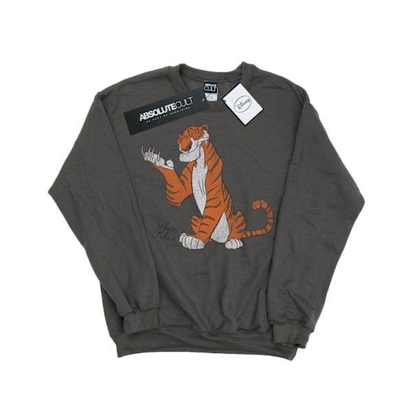 Disney Herr The Jungle Book Classic Shere Khan Sweatshirt M Cha Charcoal M