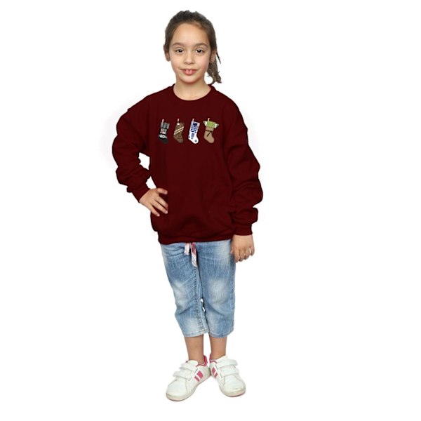 Star Wars Girls Julstrumpor Sweatshirt 12-13 år Bourgogne Burgundy 12-13 Years