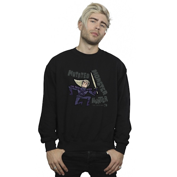 Netflix The Witcher Mutated Hunter Sweatshirt XXL Svart Black XXL