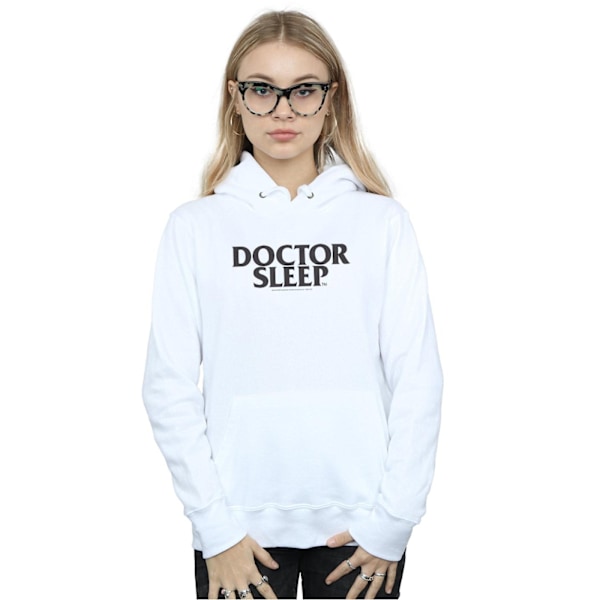 Doctor Sleep Dam/Dam Text Logo Hoodie M Vit White M