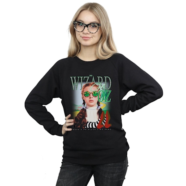 The Wizard Of Oz Dam/Damer Ingen Plats Rutmönstrad Sweatshirt Black L