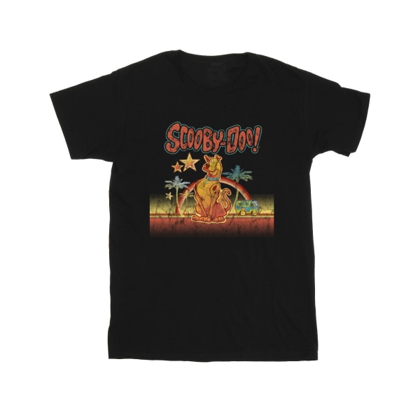 Scooby Doo Herr T-shirt med palmer M Svart Black M