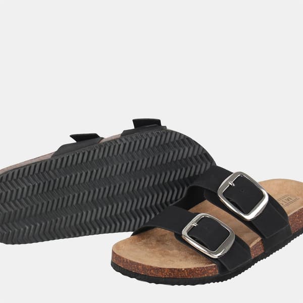 Miso Dam/Dam Birki Flatform Slides 6 UK Svart Black 6 UK