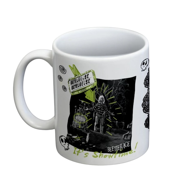 Beetlejuice It´s Showtime Mugg One Size Vit/Svart White/Black One Size