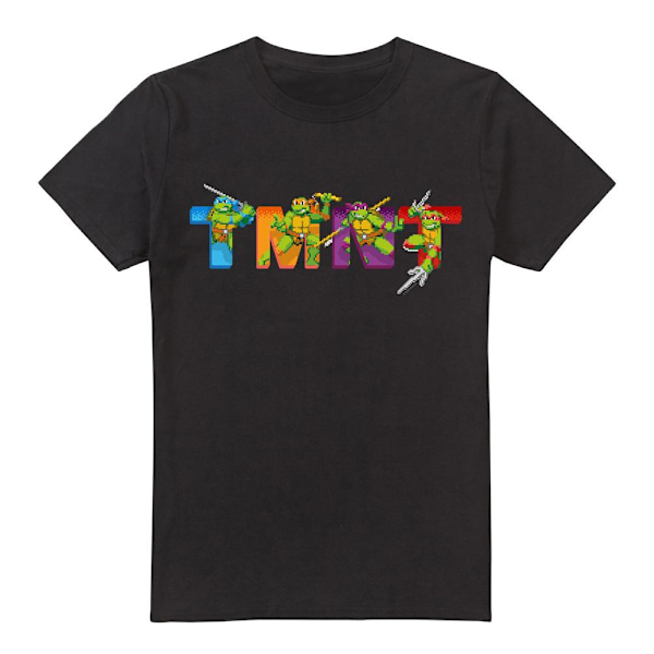 Teenage Mutant Ninja Turtles Herr Arcade Huvudskärm T-Shirt 5X Black 5XL