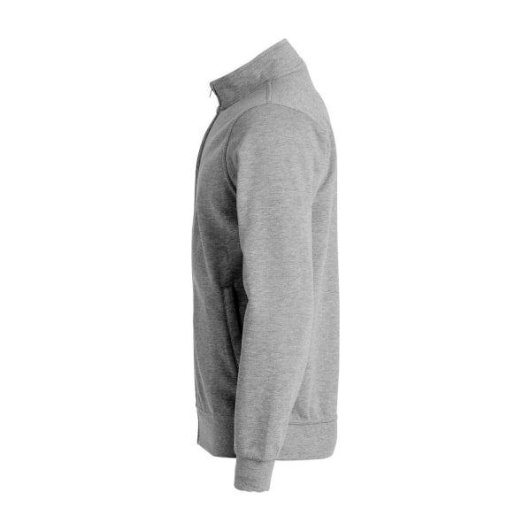 Clique Herr Full Zip Jacka S Grå Melange Grey Melange S