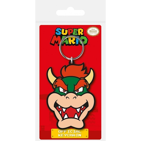 Super Mario Bowser Nyckelring En Storlek Flerfärgad Multicoloured One Size