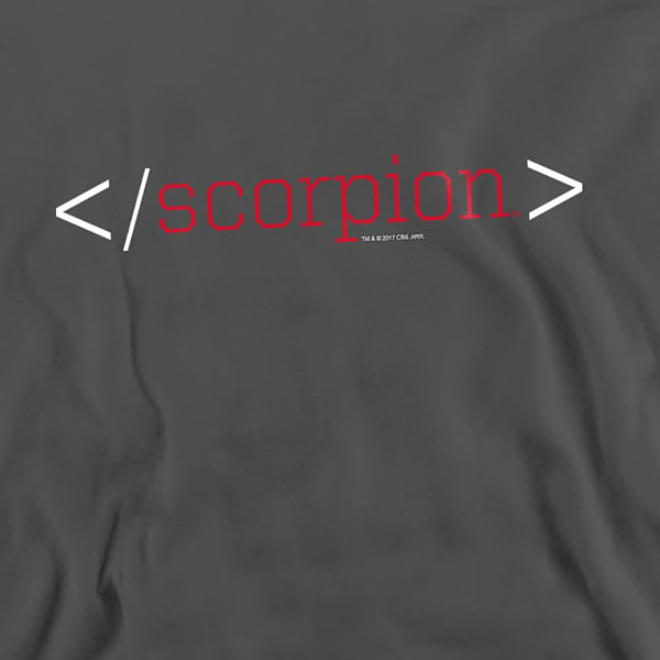 Scorpion Unisex Vuxen Logotyp Sweatshirt M Kolgrå Charcoal M