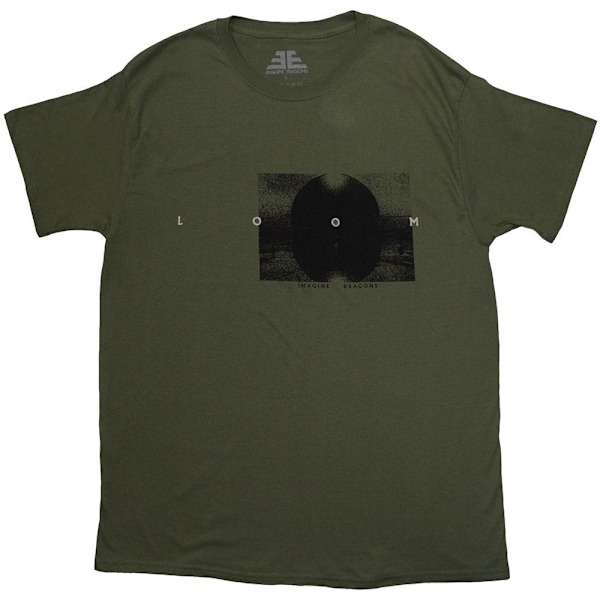 Imagine Dragons Unisex Vuxen Loom Dark Circle T-Shirt L Grön Green L
