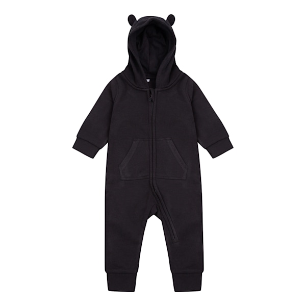 Larkwood Baby Unisex Fleece All-In-One Romper Suit 18-24 Månader Black 18-24 Months