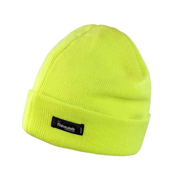 Result Winter Essentials Thinsulate Vintermössa En Storlek Fluorescerande Fluorescent Yellow One Size