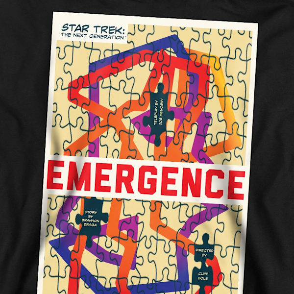 Star Trek Unisex Vuxen The Next Generation Säsong 7 Avsnitt 23 Black XL