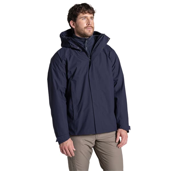 Craghoppers Expert Herr Basecamp 3 i 1 Jacka S Marinblå Navy S