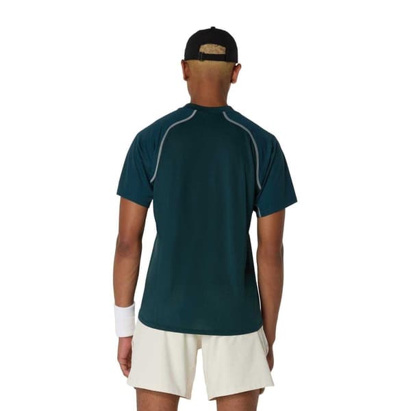 Asics Herr Match Pikétröja L Grön Green L