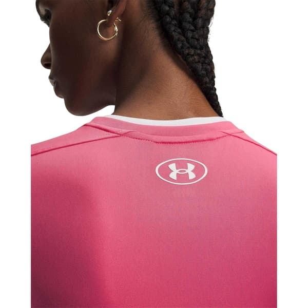 Under Armour Dam/Dam Challenger Train Performance T-shirt Super Pink 14 UK