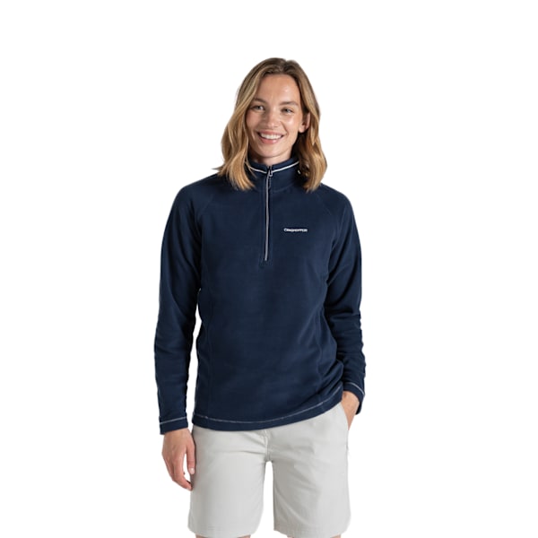 Craghoppers Dam/Kvinnor Miska VI Halv Zip Fleece 16 UK Marinblå Navy 16 UK