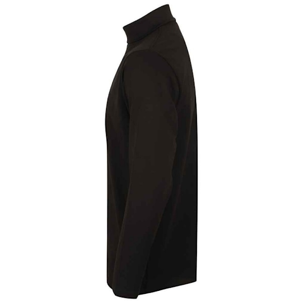 Henbury Herr Roll Neck Långärmad Topp XL Svart Black XL