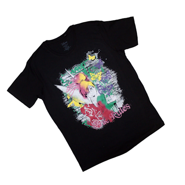 Tinkerbell Unisex Vuxen Tink Rules T-Shirt XXL Svart Black XXL