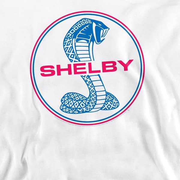 Carroll Shelby Unisex Vuxen Cirkellogotyp Tröja L Vit White L