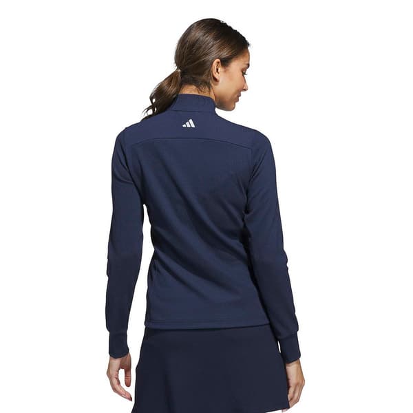 Adidas Dam/Dam Performance Texturerad Heldragen Jacka S Col Collegiate Navy S