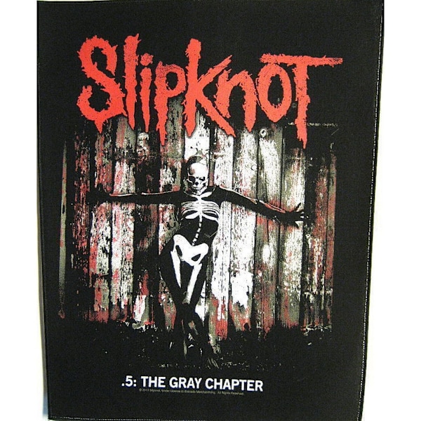 Slipknot 5 The Grey Chapter Patch One Size Black Black One Size