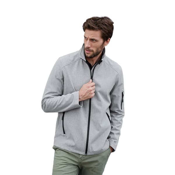 Kariban Herr Modern Softshell 3-lagers Prestandajacka Marl Grey M