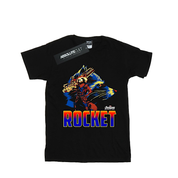 Marvel Boys Avengers Infinity War Rocket Character T-Shirt 12-1 Black 12-13 Years