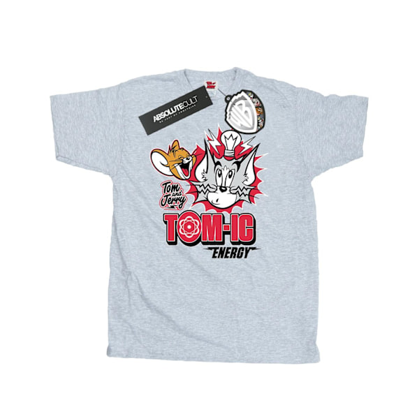 Tom And Jerry Tomic Energy T-shirt 3XL Sports Grey för män Sports Grey 3XL