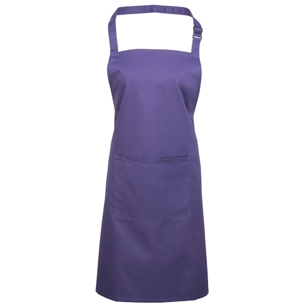 Premier Dam/Kvinnors Färger Bip Förkläde Med Ficka / Arbetskläder Purple One Size