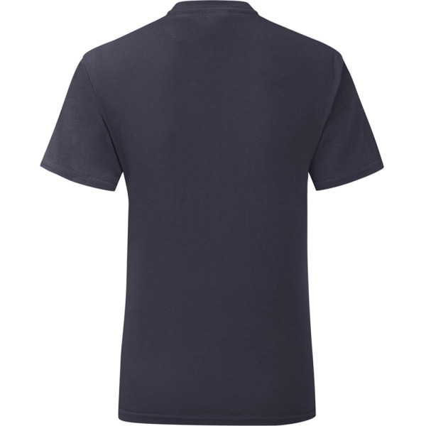 Fruit Of The Loom Iconic T-shirt för män (pack om 5) 3XL Djup Marinblå Deep Navy 3XL