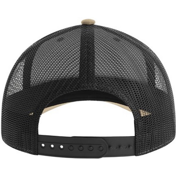 Atlantis Unisex Adult Bryce 5 Panel Trucker Cap One Size Khaki/ Khaki/Black One Size