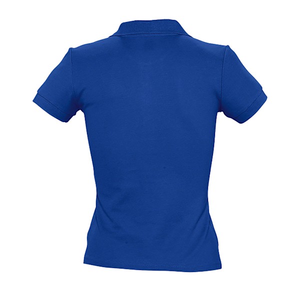 SOLS Dam/Kvinnor People Pique Kortärmad Polotröja M Roya Royal Blue M