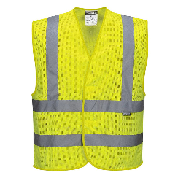 Portwest Mesh Hi-Vis väst S-M gul Yellow S-M