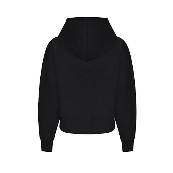 Awdis Dam/Kvinnor Återvunnen Polyester Avslappnad Passform Hoodie 14 UK Deep Black 14 UK