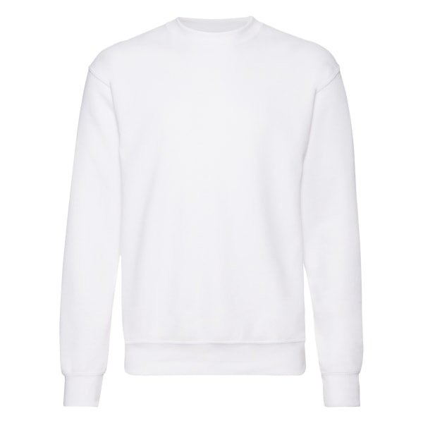 Fruit Of The Loom Herr Set-In Belcoro® Garn Sweatshirt XL Vit White XL