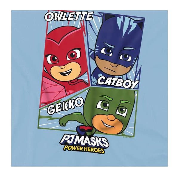 PJ Masks Barn/Barn Serietidning Tröja 7-8 År Ljusblå Light Blue 7-8 Years