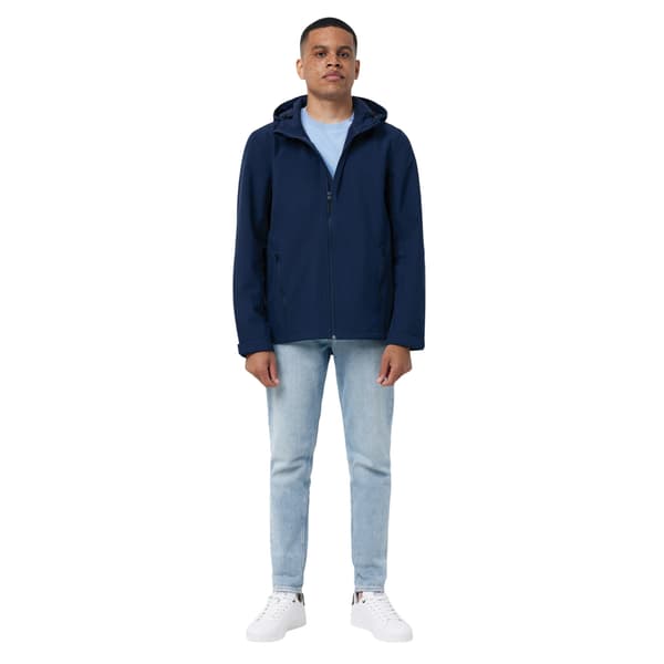 Iqoniq Makalu Återvunnen Polyester Softshelljacka för Män M Marinblå Navy M